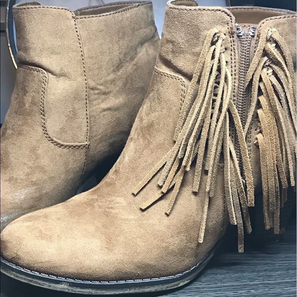 Tan Suede Boots